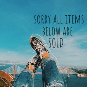 all item below are sold